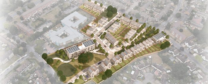 CGI of the proposed site at Monkscroft